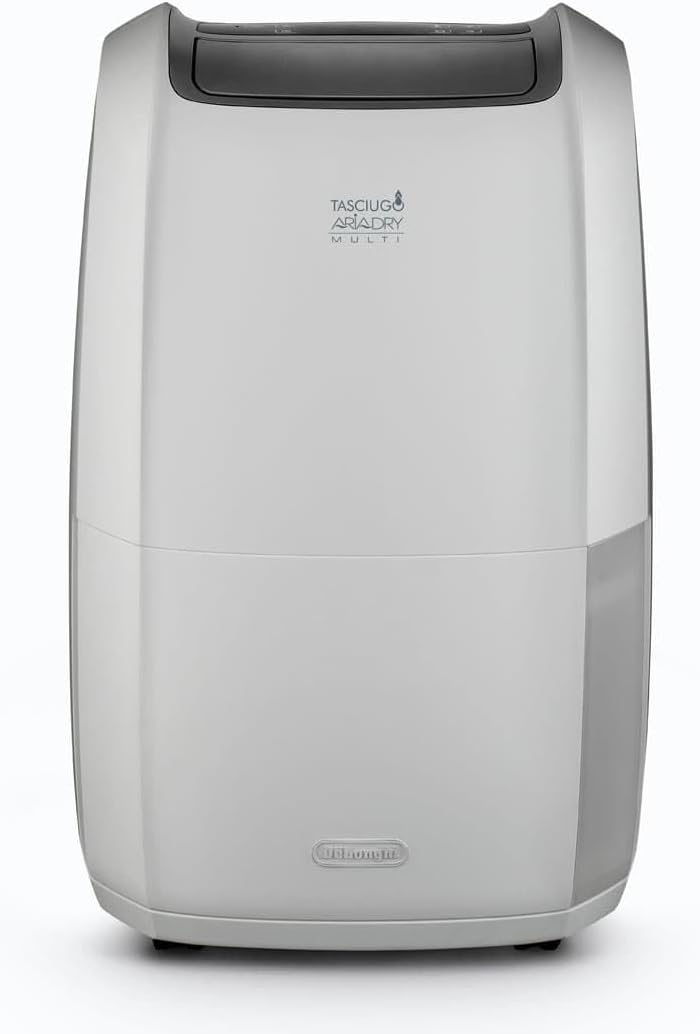 De'Longhi Luchtontvochtiger DDSX225 AriaDry, 446 W, 25 liter, 44 decibel, wit, voor thuis, kunststof