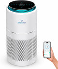 Breavair Luchtreiniger Smart HEPA H13, CADR 330m3/u, verwijdert 99,97% van stof, voor allergieën tot 40m2, met app bediening, pollen, rook en geuren