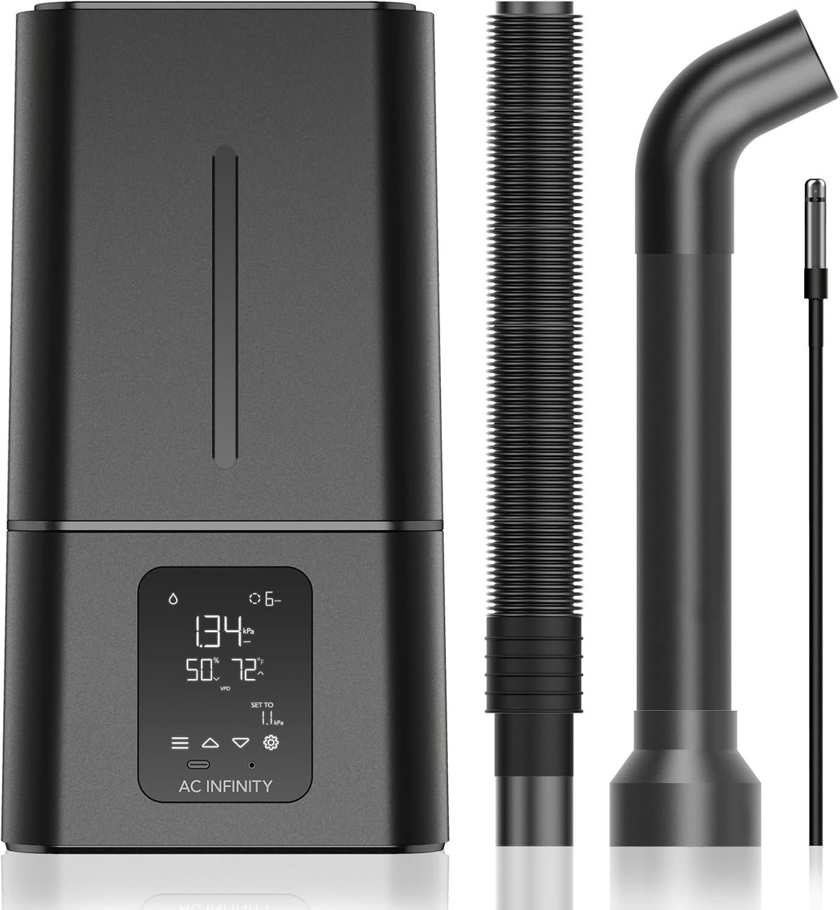AC Infinity Luchtontvochtiger Cloudforge T7 Luchtbevochtiger, 15 liter, voor planten, met geïntegreerde intelligente controller, vochtregulering