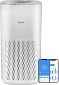 Levoit Luchtreiniger CORE 600S HEPA-, CADR 697 m3/u, voor woningen tot 147 m2, PM2,5-display en automatische modus, bediening via app, met allergieën