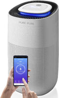 Macom Luchtreiniger Enjoy & Relax 879 Pure Pure, CADR van 400 m3/h, antibacterieel HEPA-filter H13 en uv-licht, voor ruimtes tot 104 m2