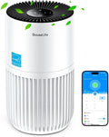 GoveeLife Luchtreiniger HEPA Smart Filter, met 3 snelheden, 2 modi, met App Alexa Control, timer, voor huisdierenhaar, geuren, pollen, rook, aroma