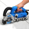 Stoomreiniger Elektrische tegelreinigingsmachine, 1200W, 9000PRM gezamenlijke reinigingsmachine, met instelbare diepte, stofzak en zaagblad