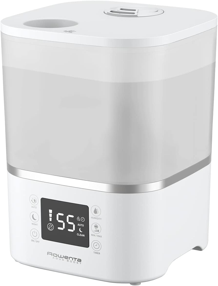 Rowenta Luchtbevochtiger Aqua Boost 2,5L, 3 modi HU4020, Ultra stil ontwerp