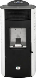 Stufe A Pellet Italia Pelletverwarmingssystem Siberia Aria New 18 kW, autonomie 30 uur, rendement 91%, verwarmingsvermogen 180 m2, wit, met kanaal
