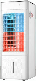 Sxpypiz Mobiele airco Draagbare airconditioner 7L tank verdampingskoeler 4-in-1, met 12 uur timer 3 snelheden 120 ° oscillatie