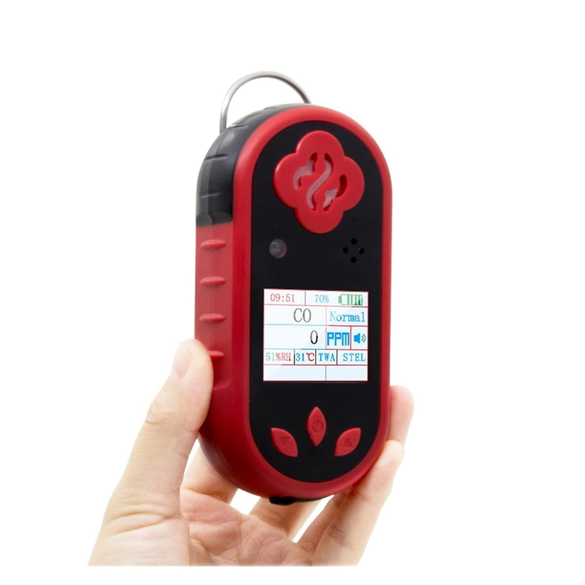 Gasdetector Merhovo Luchtkwaliteitsdetector Draagbare, met hoge resolutie