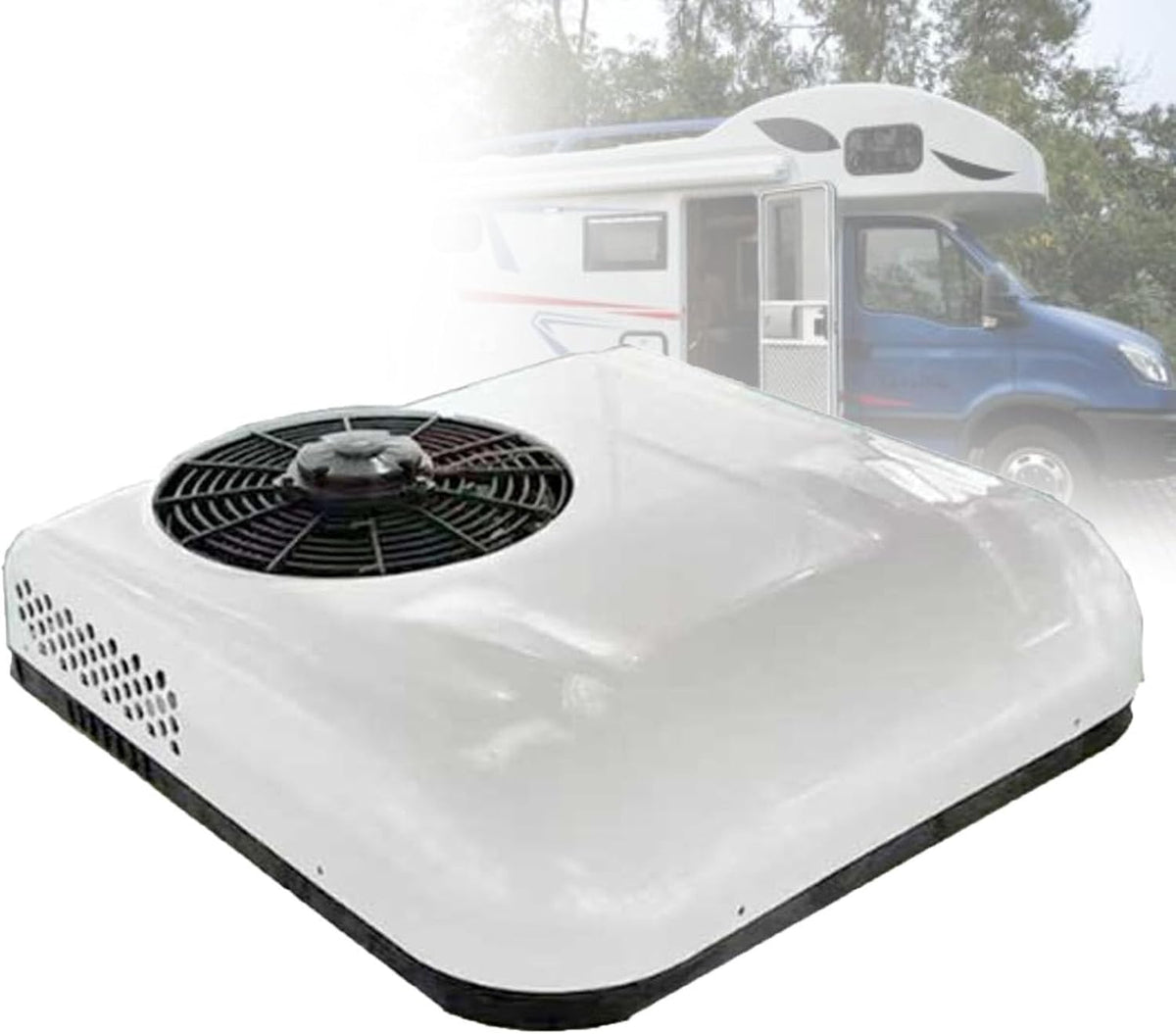 Airconditioning Gavscient Vrachtcabine, wit-12V, Bestelwagenairco, Dakairco, Voor Campers, Camper-/Camperairco, Elektrische Airco