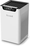 Ecowell Luchtreiniger, tot 300 m2, voor thuis, grote ruimte, met luchtkwaliteitsmonitor, dubbelzijdige luchtinlaat-luchtreiniger, voor slaapkamer