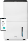 Luchtontvochtiger Duux Bora Smart, Ontvochtigt 30L/dag - 4 Liter Watertank, Dehumidifier, met Hygrostaat, Droogmodus, voor wasgoed