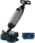 Steelstofzuiger Draadloze Commerciële Vloer Schoonmakende Machine, 3-in-1 Automatische Droge Natte Vacuüm Mop Wasmachine, met Dubbele Tanks