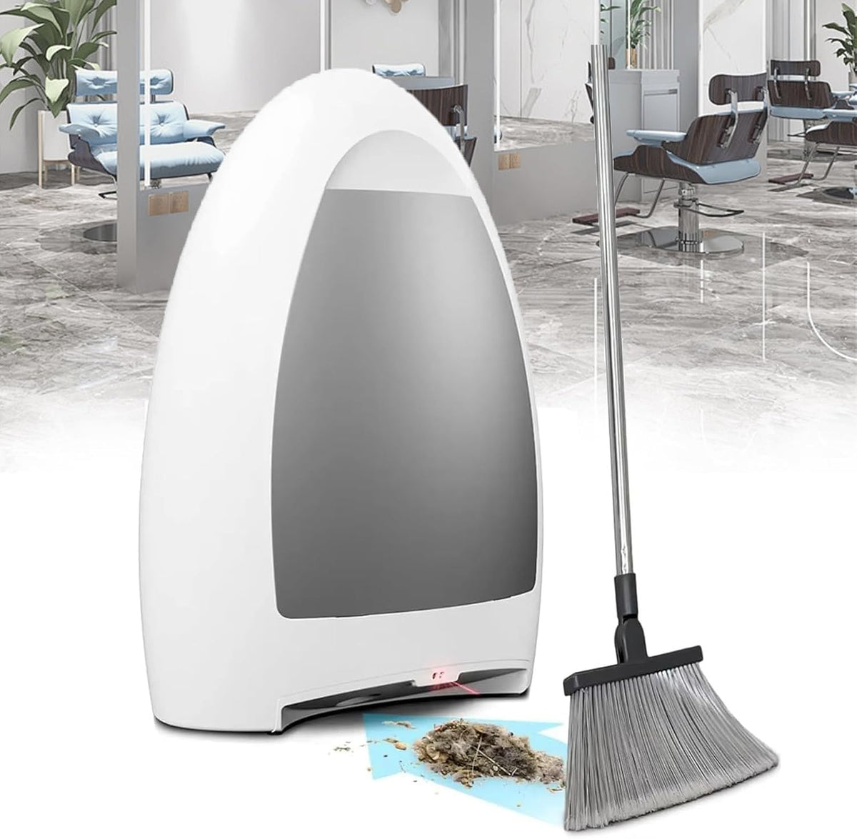 Stofzakloze stofzuiger Touchless automatische vacuümbak, met snoer en hoog rendement filtratie, ideaal, voor dierenhaar, vuil in de keuken, thuis