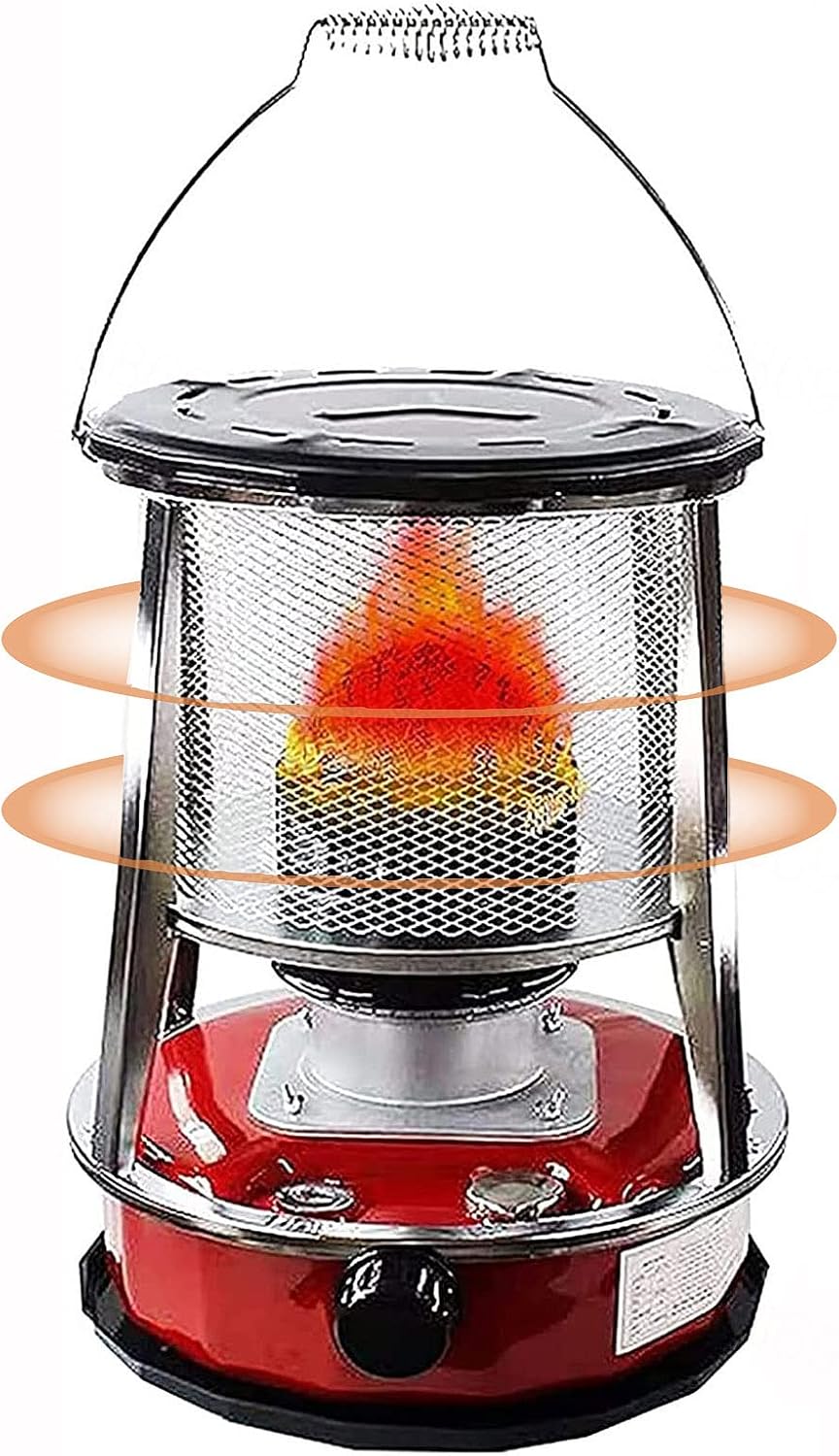 Xrdbfd Elektrische kachel Draagbare Kerosine Verwarming, 4.6Lred, Universele Kerosine Kachel Brander, Ruimte Kachel, Olie Paraffine Heater, Patio