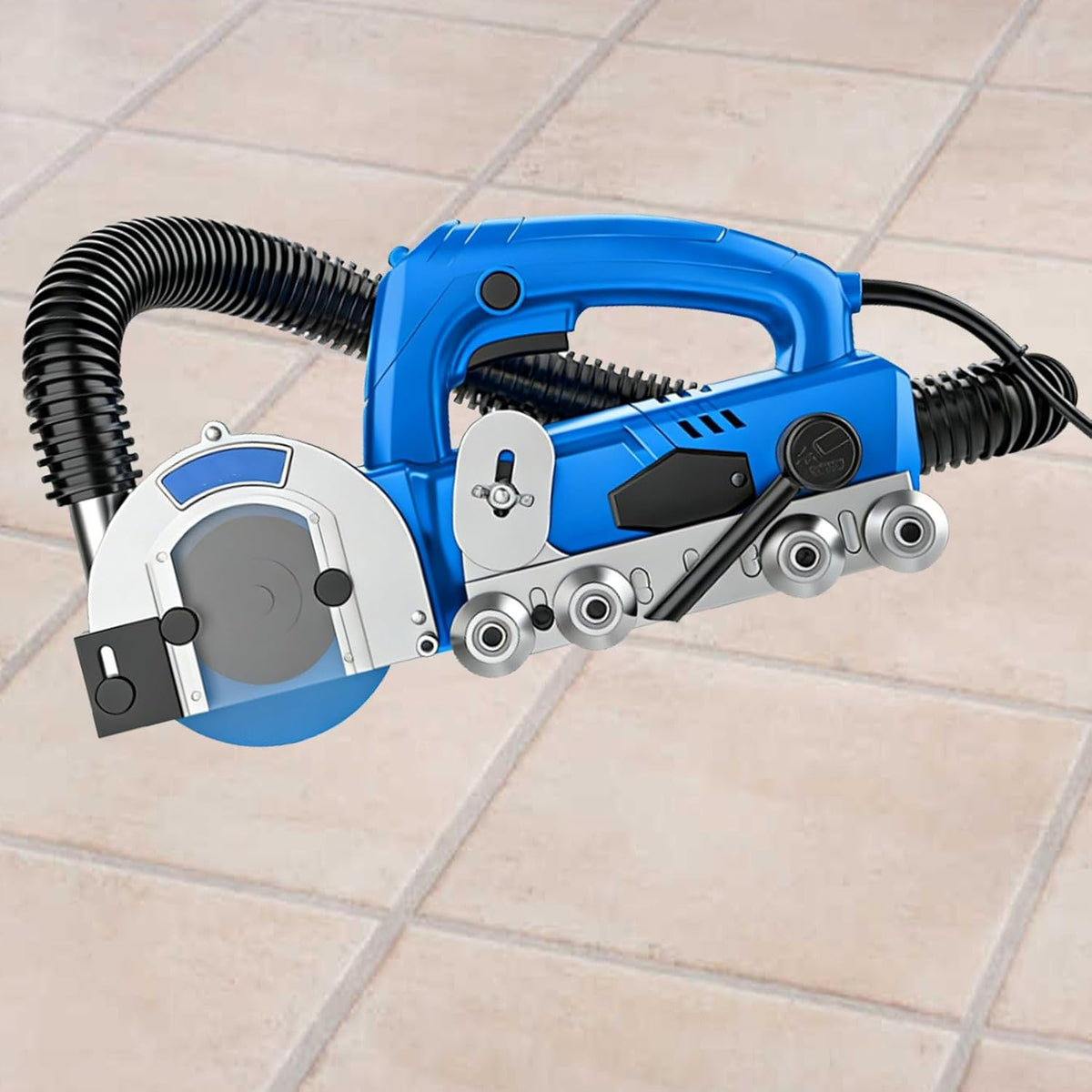 Tegelspecie Tegelreinigingsmachine, 1200 W elektrische spleetreiniger, 2,2 mm reinigingsplaat, 9000 tpm, reparatietool, ideaal