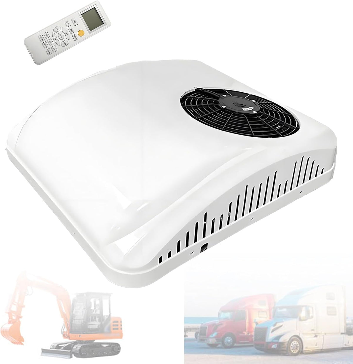 LwiftGal Airconditioning Dakairco, Voor Campers (12v/24v), Caravans En Tractoren OnlyCooling-24V, Universele Airco, Unit, Voor Campers, Stille Airco