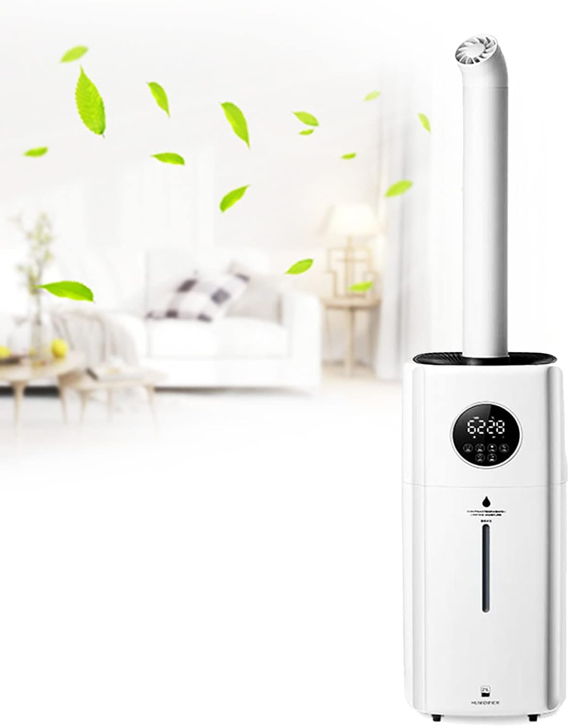 Beesom Luchtbevochtiger Commerciële, Met Grote Capaciteit 21l, 2000ml/u, 4 Mistuitlaten, Industriële Ultrasone Luchtbevochtiger, Voor Supermarkt