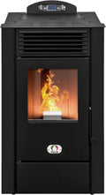 Stufe A Pellet Italia Elektrische kachel Alaska Ventilatorkachel, 10 kW, 20 uur programmeerbaar, efficiëntie 91%, 85 m2, 5 snelheden en vermogen, wifi