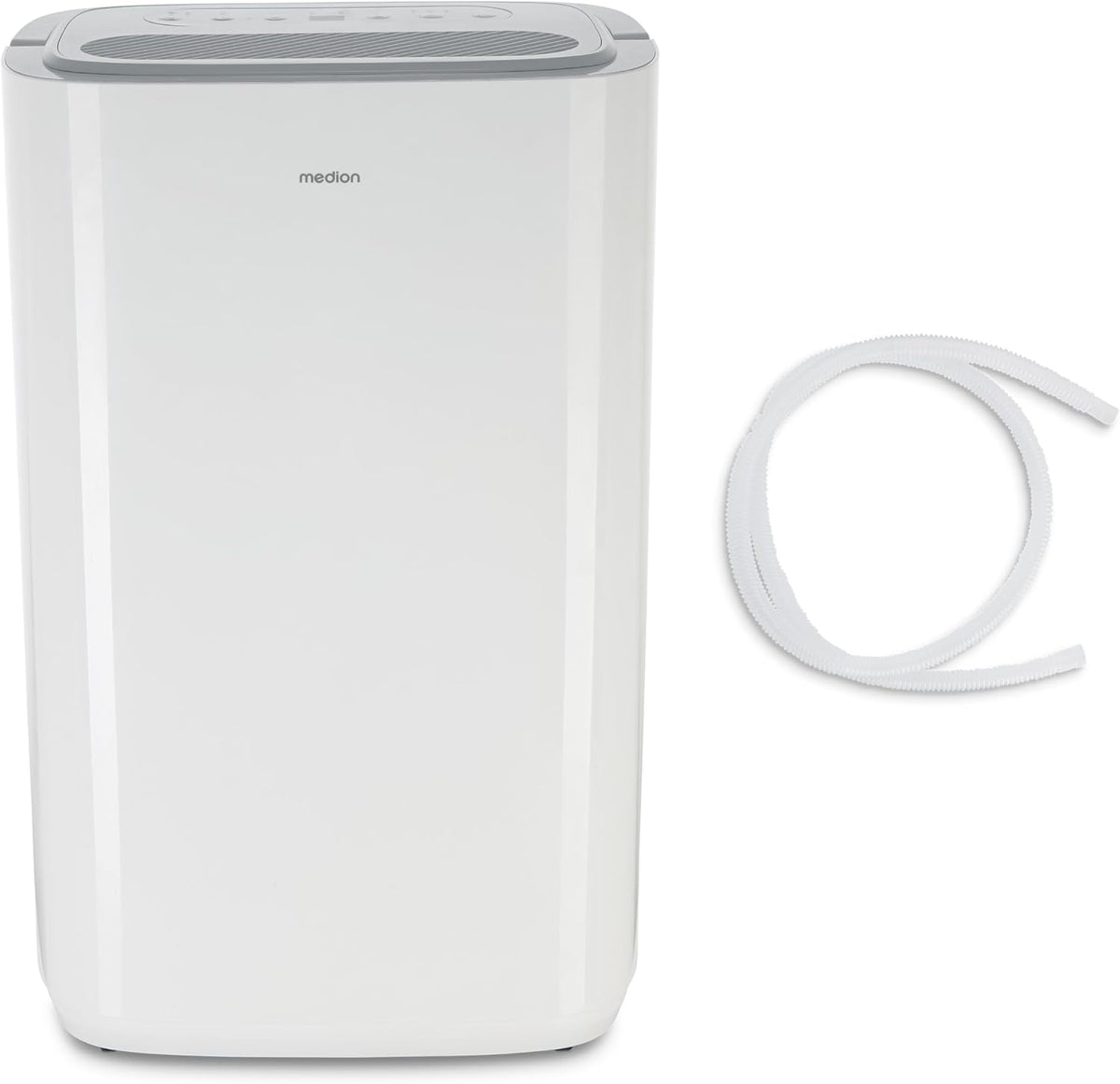 Medion Luchtontvochtiger DH20 (elektrisch, 20 liter/24u, tot 20m2, 43db stil, waterreservoir van 5,4 liter, MD12048), timer, badkamer, slaapkamer