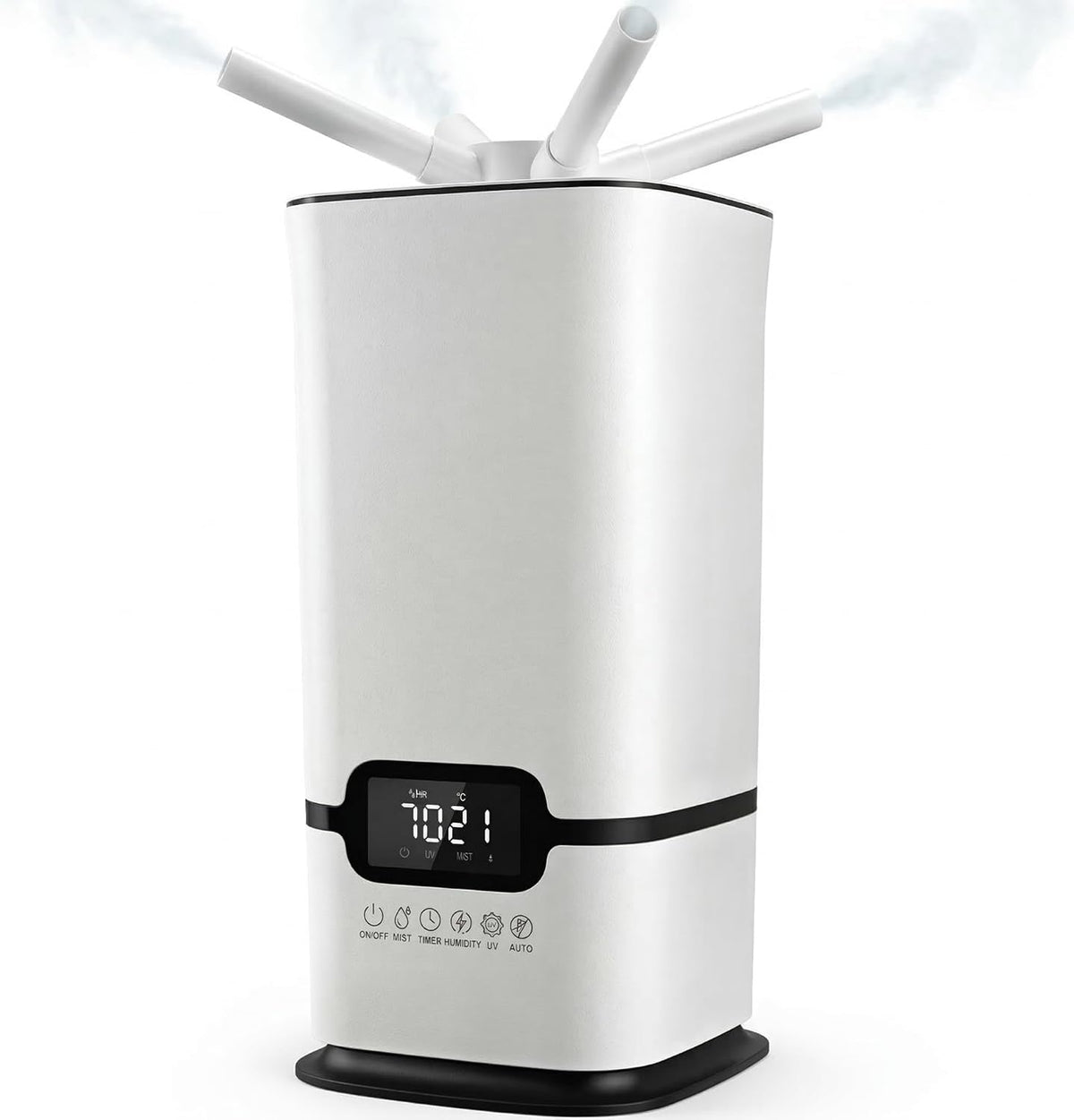 Luchtbevochtiger LUMS Industriële 16L, met 3 Kernen Atomizer, Grote Capaciteit, Top-fill & Hygrostaat, Verrijdbaar, Ideaal