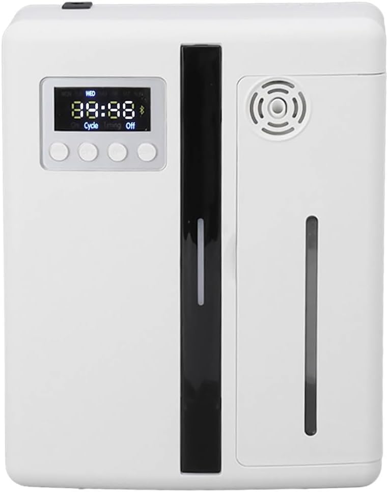 Geuroliediffuser Cytbek Slimme geurluchtmachine, 300 m3 intelligente aromatherapiemachine, met afstandsbediening, met timer, voor etherische oliën