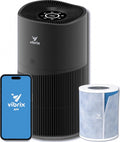 Luchtreiniger Vibrix PureFlow 70 Pro, HEPA H14 Filter & Ionisator, CADR 468m3/h